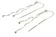 Sterling Silver Earrings (Rodium Plated)