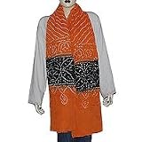 Neck Scarves Cotton Tie and Dye Clothes From India 88 x 40 inches (dup289)