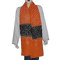Rectangular Scarf Cotton Tie and Dye Clothes From India 88 x 40 inches (dup289)