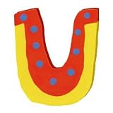 Wooden Letter - U - Bright