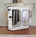 Kennedy Home Collections Portable 60 Inch Closet Unit - White