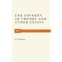 The Poverty of Theory and Other Essays