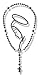 Rosary Catholic Auto Metalic Car Decal Christian Virgin Mary Religious 4 3/4