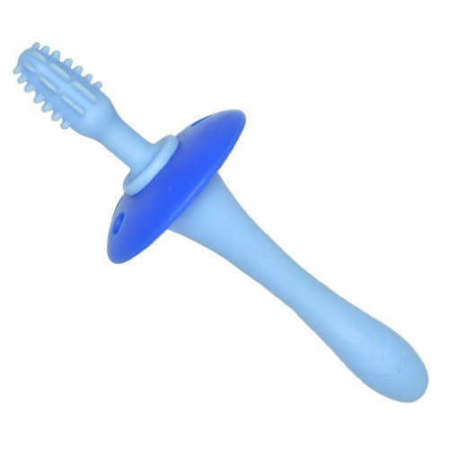 green sprouts Silicone Gum Massager, Blue Baby Care