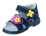 BOOMERS trendige Babysandalen, Sandalen, blau, Ledersohle