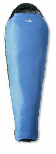 Gelert SBG182 Pioneer 1000 Sleeping Bag Soft Blue / Ebony Left Hand