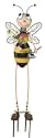 Gardener Bee Man Garden Stake Statuary and Bee Tree Twirly Wind Spinner