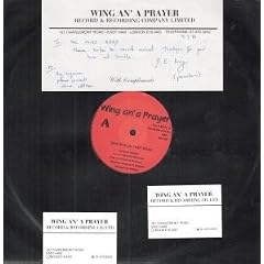 DEATH IS ON THAT ROAD 12" SINGLE UK WAP 1989 2 TRACK WITH LETTER TO MIKE READ AND RECORD LABEL BUSINESS CARDS B/W DUB VERSION (WAP001)