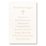 Ecru Imported Card Invitations