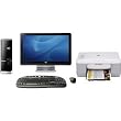 HP Pavilion Slimline s5111uk-p Desktop PC (Windows Vista, Intel Pentium E6300, 3GB RAM, 320GB SATA HDD), HP 2159v Monitor and HP Deskjet F2280 Printer