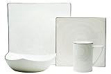 Red Vanilla Orbit 16-Piece Dinnerware Set