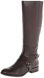 Nine West Women's Blogger Harness Boot,Dark Brown,9 M US