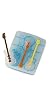 FRED Cool Jazz Ice Cube Stirs (set of 3) Guitar shaped ice tray drink Stirrers Swizzle Sticks