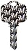 Milwaukee Brewers Kwikset KW1 House Key