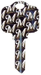 Milwaukee Brewers Kwikset KW1 House Key