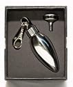 Outer Rebel Fashion Flasks & Smoking Accessories- 1 oz. Christmas Lighbulb Shaped Stainless Steel Mini-Flask Giftset with Funnel and Clip