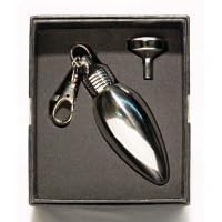 Outer Rebel Fashion Flasks and Smoking Accessories- 1 oz. Christmas Lighbulb Shaped Stainless Steel...