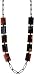 Nature's Jewelry Altai Necklace Long Banded Agate Rectangle & Chain