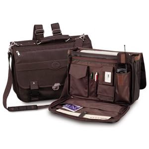 Deluxe Bond Street Laptop Briefcase converts Backpack 259117MAH