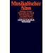 Musikalischer Sinn: Beitr�ge zu einer Philosophie der Musik (suhrkamp taschenbuch wissenschaft)
