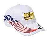 ULTIMATE MATH TEACHER CHALLENGE FINALIST Adult USA Flag Racing Flame Hat / Cap
