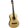 - 	 Beginner's Natural 38 Inch Acoustic Guitar with Accessories