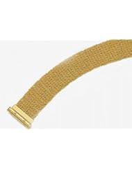 18mm 14k Gold Mesh Bracelet 8"