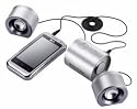 LG MSP-300 Boxen Stereo Lautsprecher für Handy silber