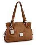 Tignanello Tig Tote Pebble Med Tote,Black,one size