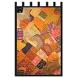 Review Novica  / Cotton wall hanging, 'Fields at Sunset'