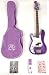 31aJLcncFPL. SL75  SX GRB1K CPP PURPLE LEFT HANDED BASS GUITAR PACKAGE w/Bag and Instructional DVD