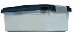 IRIS Airtight Pet Food Storage Container for Treats, 12 Quart, Navy