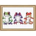 Dimensions Needlecrafts Counted Cross Stitch, Tree Frog Trio
