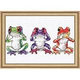 Dimensions Needlecrafts Counted Cross Stitch, Tree Frog Trio