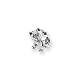 Kitten Charm in Sterling Silver for 3mm Reflections, Expression, Kera, Pandora and SilveRado Bracelets & Necklaces