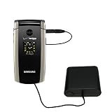 Emergency AA Battery Charge Extender for the Samsung Gleam - Gomadic Brand w/ TipExchange Technology