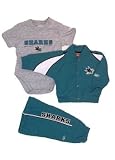 San Jose Sharks Infant 3-Piece Fleece Set