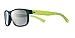 Nike EV0815-403 Champ kids Sunglasses Space Blue/Matte Crystal Volt, Grey with Silver Flash Lens