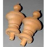 Buy 4 Royal Wood Finial 3 1 2 X 1 11 16 Inch by Wiseacresart