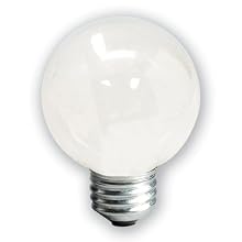 GE Lighting 31110 40-Watt Soft White, Globe G16.5 2-Pack, 2-Pack