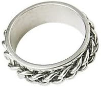 OgaVa ZX Unique Titanuim Steel Man Ring