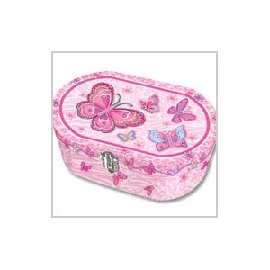 Fancy Butterfly Jewelry Box with Accessories by Pecoware