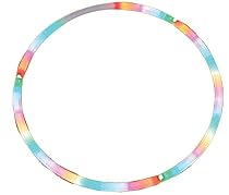 28 Inch LED Lighted Twist Hula Cosmic Glow Hoola Hoop (assorted, 1)
