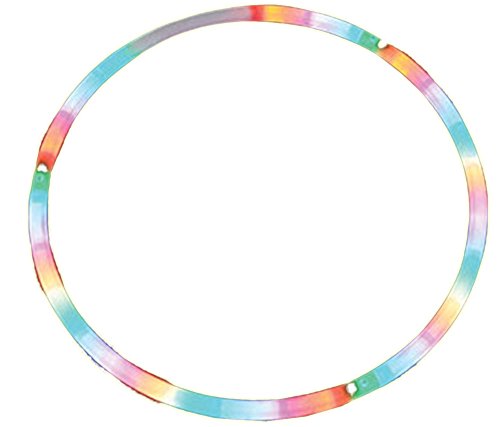 28 inch led lighted twist hula cosmic glow hoola hoop (assorted, …