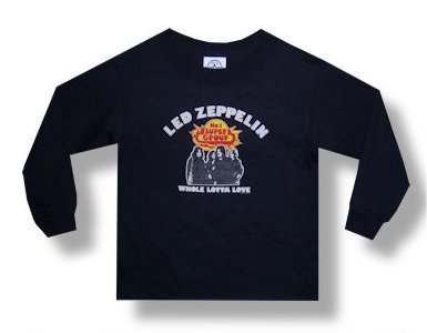 Led Zeppelin - Whole Lotta Love black longsleeve t-shirt - new 3T