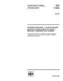 ISO 11943:1999, Hydraulic fluid power -- On-line automatic particle-counting systems for liquids -- Methods of calibration and validation