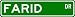 FARID Street Sign ~ Personalized Family Lastname Sign ~ Gameroom, Basement, Garage Sign Novelty** METAL ALUMINUM