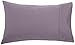 Amazon Brand – Pinzon 400-Thread-Count Hemstitch Egyptian Cotton Pillowcases - Standard, Plum (Set of 2)