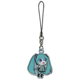 Vocaloid Miku Hatsune mobile phone charm