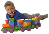 Jumbo Stacking Train w/ Building Blocks Toy